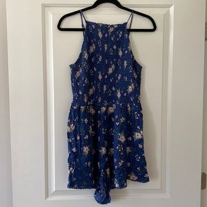 american eagle high neck romper